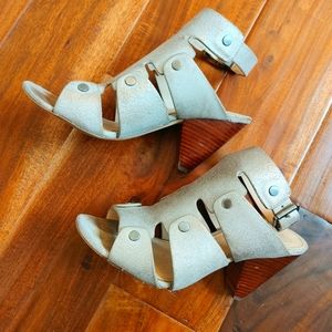 Vince Camuto Metallic Cage Shoes